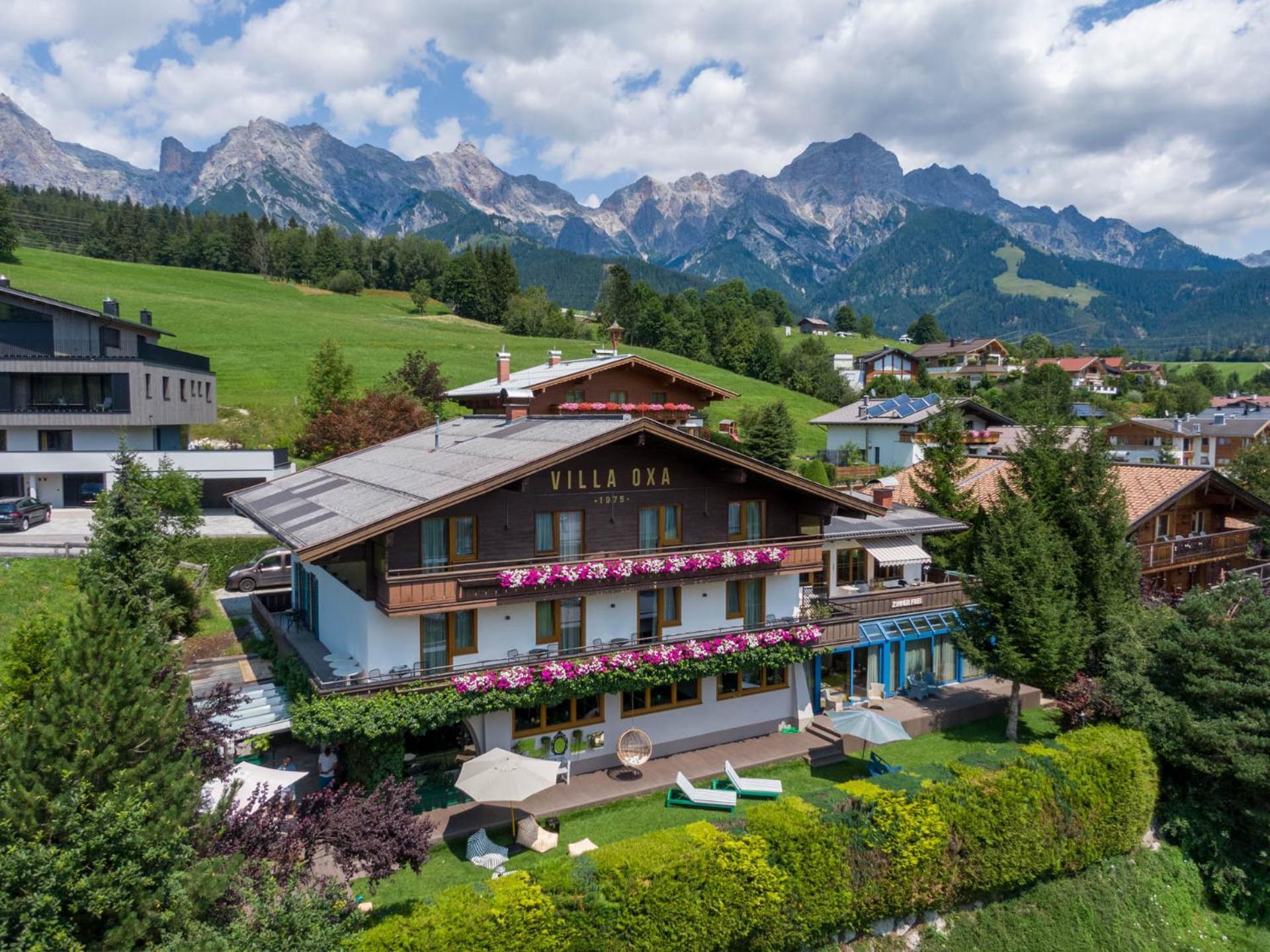 Villa Oxa - Boutique Design Hotel Maria Alm am Steinernen Meer Dış mekan fotoğraf